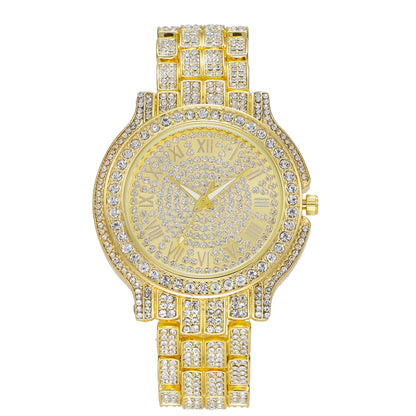 Rhinestone Roman Numeral Quartz Watch