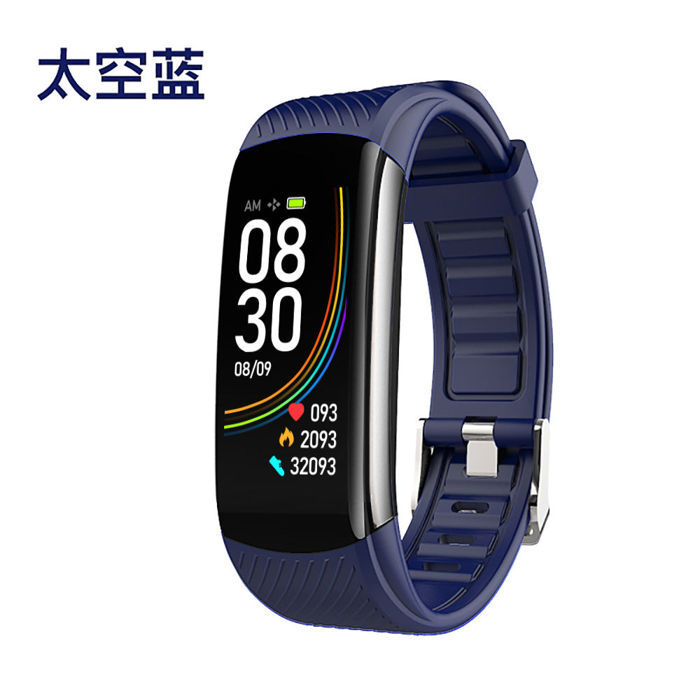 Huaqiangbei C6T Smart Band Blood Pressure Temperature Monitor