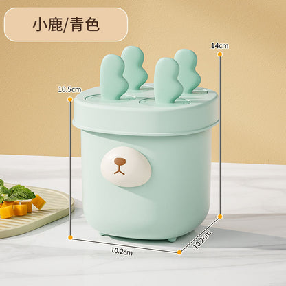 Cartoon Ice Cream Ice Tray Food-Grade Ice Cube Maker