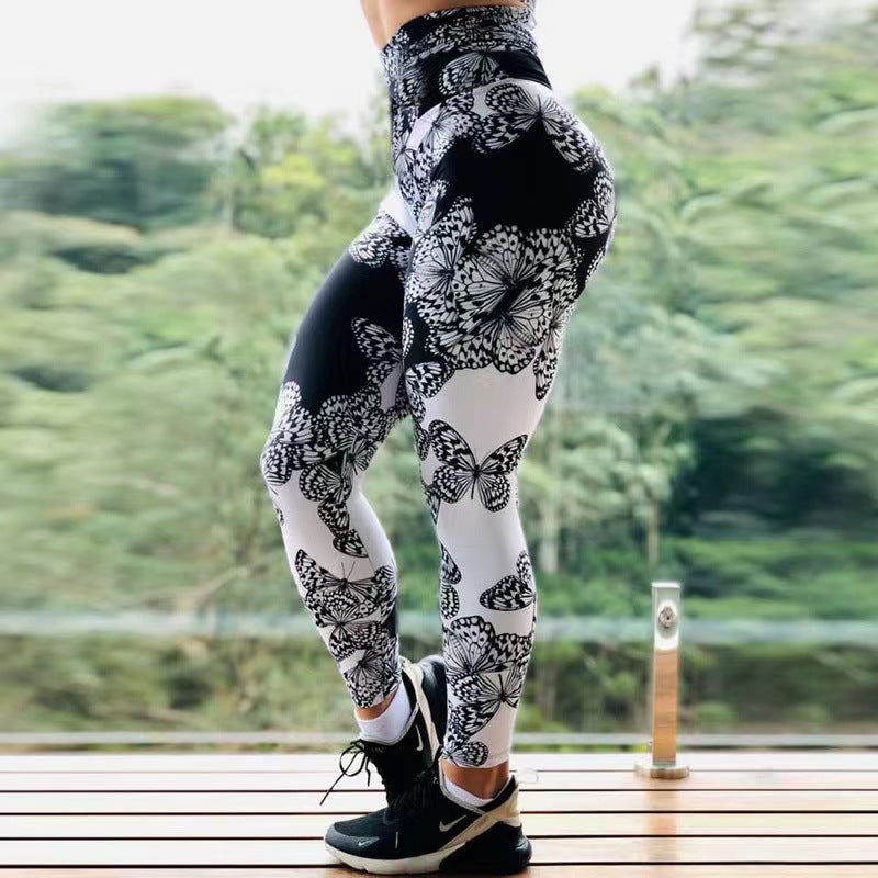 Seamless Peach Butt-Lifting Yoga Pants High-Waist Shaping Fitness Leggings