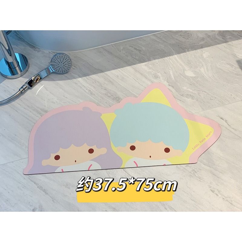 Cartoon Diatomaceous Earth Non-Slip Quick-Dry Floor Mat