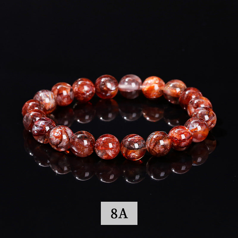 Pulsera de cristal con flor de eucalipto rojo natural de Koi 