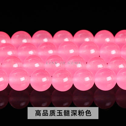 Color jade beads DIY jewelry accessories wholesale