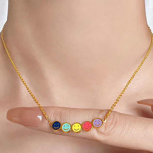 Colored mini necklace