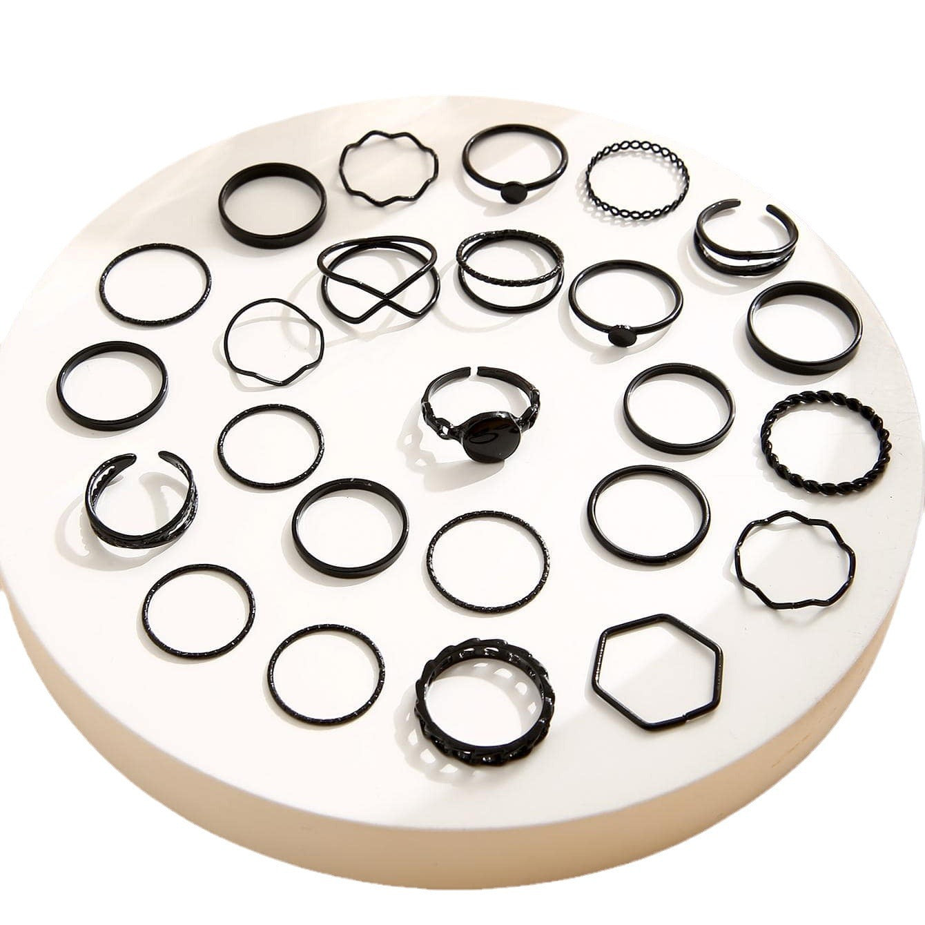 Open Multi-Joint Ring Set 25 Pieces