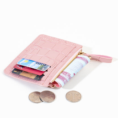 Zipper buckle multi-card card bag change clip