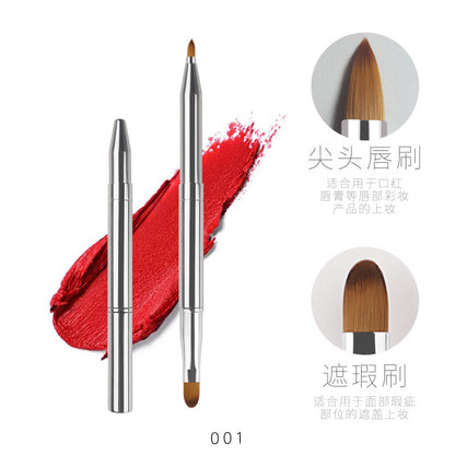 Colorful Retractable Dual-Head Lip Brush