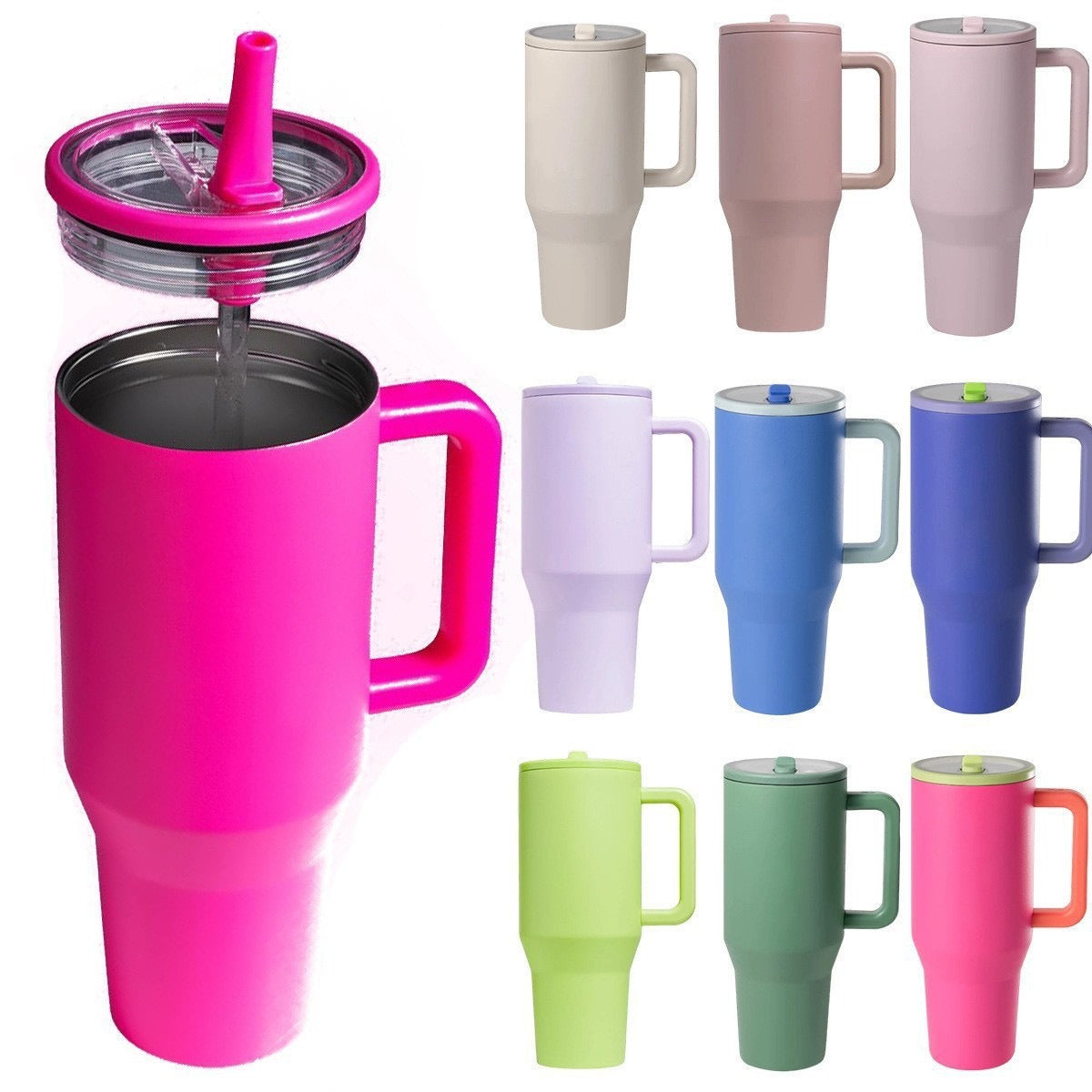 40Oz handle car cup large capacity