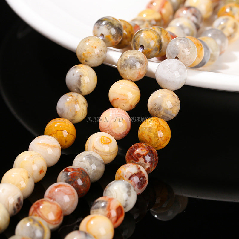 Agate loose beads DIY jewelry accessories beads