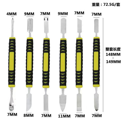 6-piece set of metal disassembly crowbar