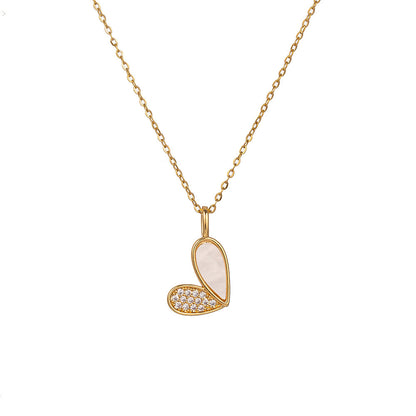 18K Gold Fritillary Love Necklace