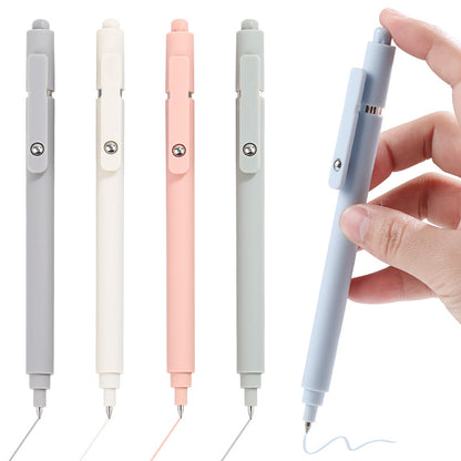 Push-to-go gel pen 0.5 low-center-of-gravity ballpoint pen clip