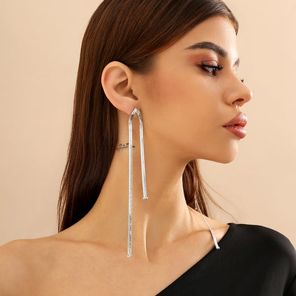 Long Tassel Earrings Women's