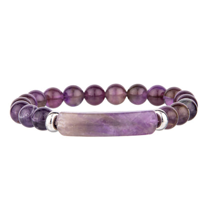 Crystal agate bridge bracelet