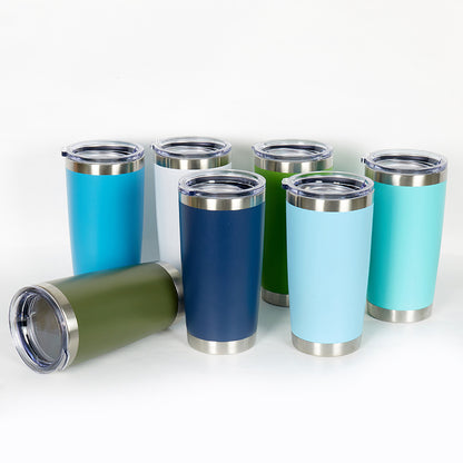 20Oz painted male double-layer stainless steel thermos cup