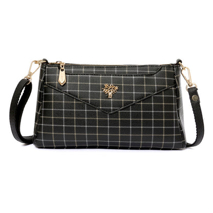 Letter Versatile Shoulder Small Square Bag