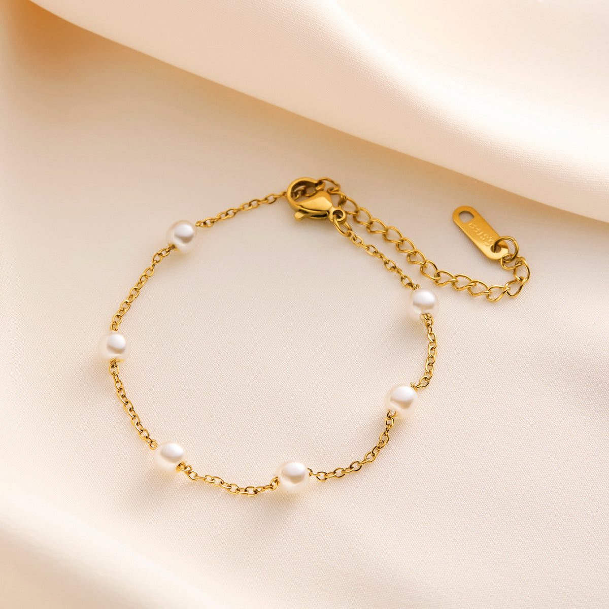 Golden Pearl Bracelet