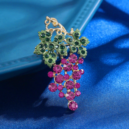 New Enamel Fruit Brooch