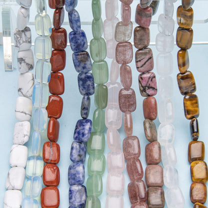 Crystal 10*14MM square spacer beads