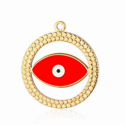 Round eye stainless steel pendant