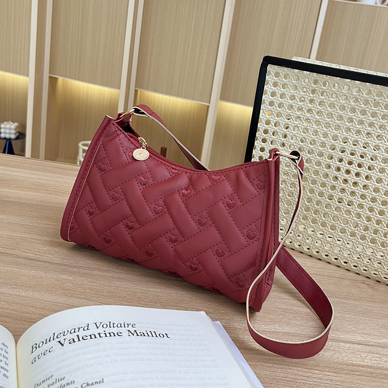 Fashion Versatile Women's Embroidered Shoulder Bag