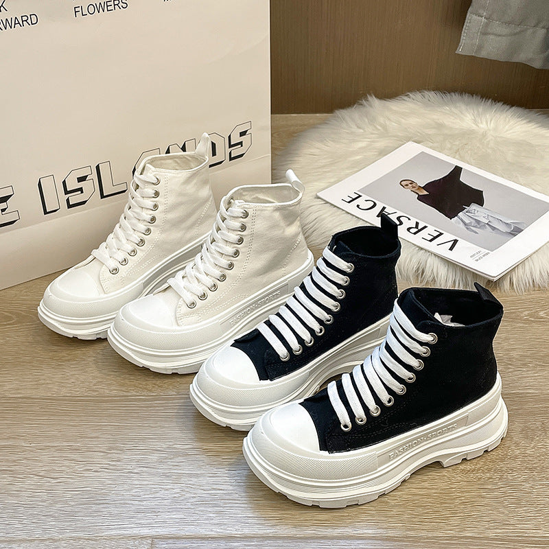 New Spring/Summer High-Top Canvas Shoes for Couples