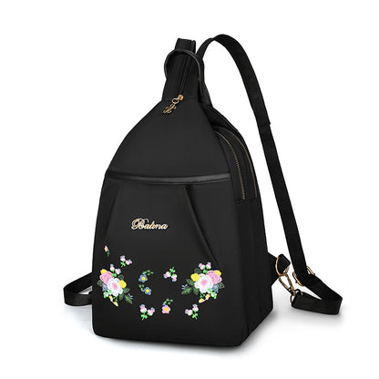 Backpack Korean version embroidered travel bag