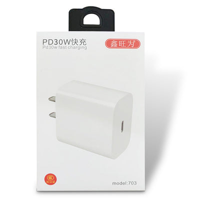 Cargador GaN PD de 30 W con certificación 3C para Apple 15 