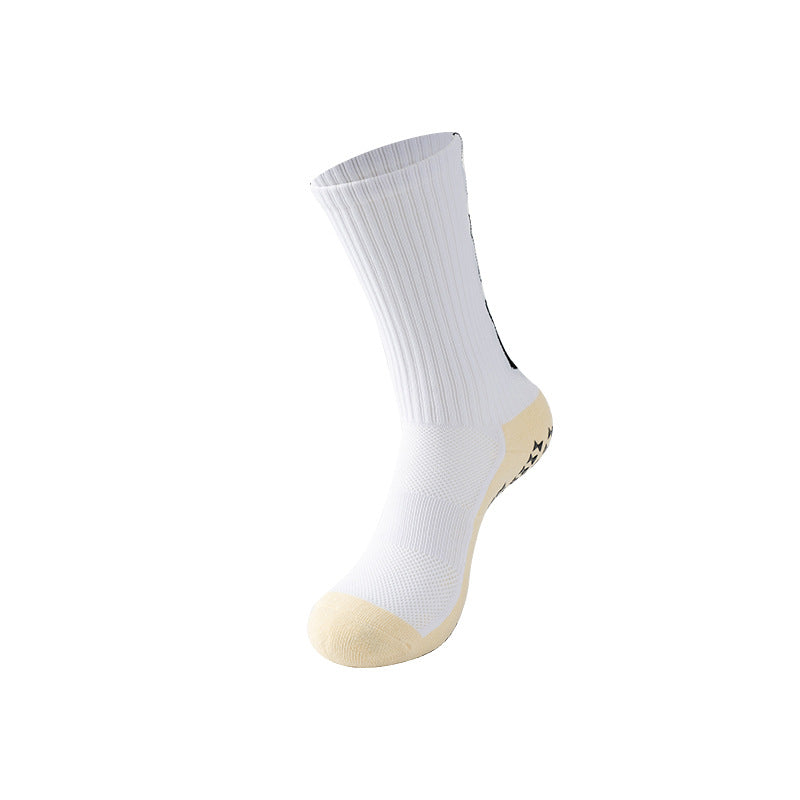 Adult Soccer Socks Gel Dots Towel Bottom Non-Slip