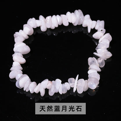 Colorful crystal gravel bracelet elastic