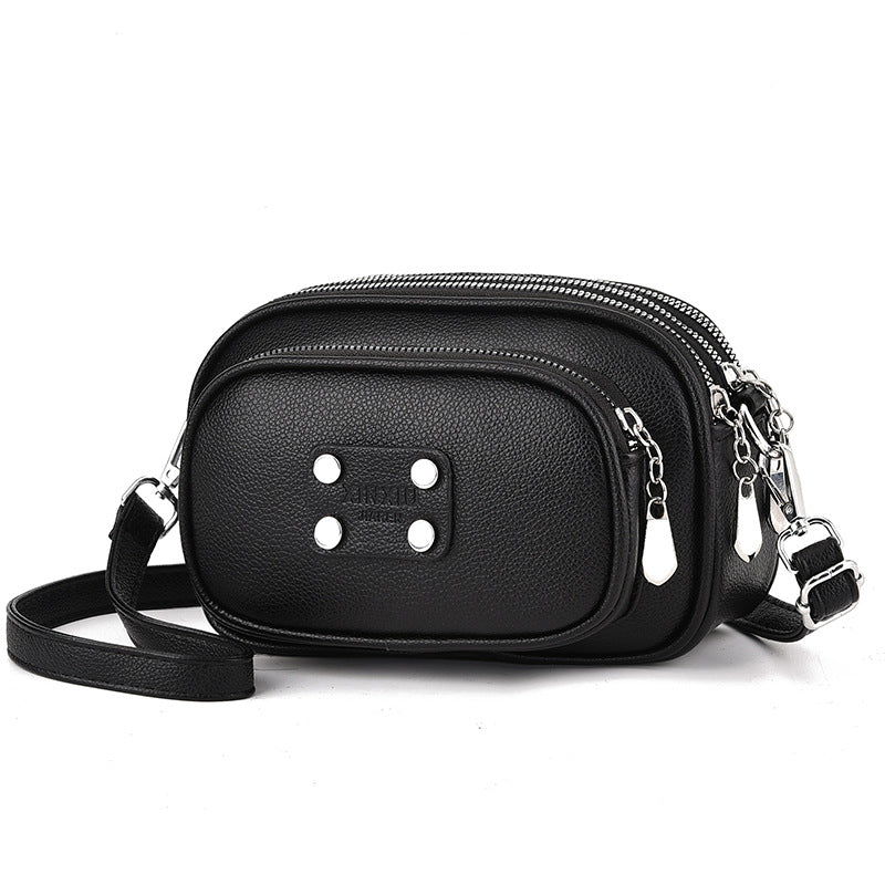 Mom bag soft leather messenger bag