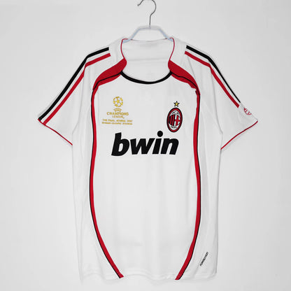 06-07 AC Milan Retro Kak¨¢ Gattuso Maldini Inzaghi Pirlo Long Short Sleeve