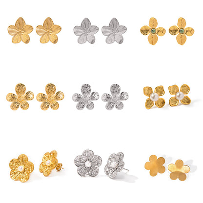 Floral Collection Daisy Flower Earrings