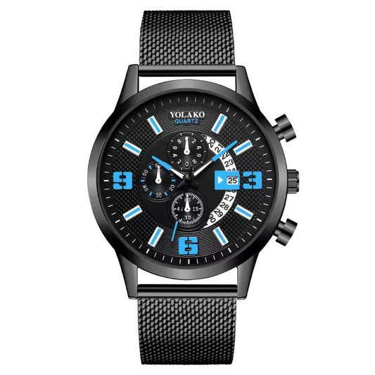 Fashion Big Digital Calendar Men's Watch