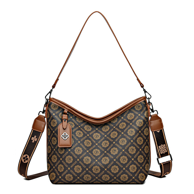 fashion Printed letter shoulder crossbody tote bag