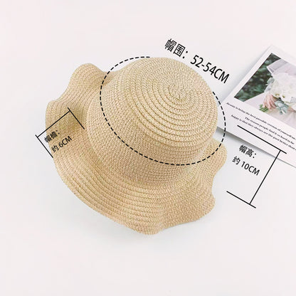 Sombrero de ala ancha para el sol de verano para niños 