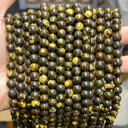 7A Natural Bumblebee Loose Beads