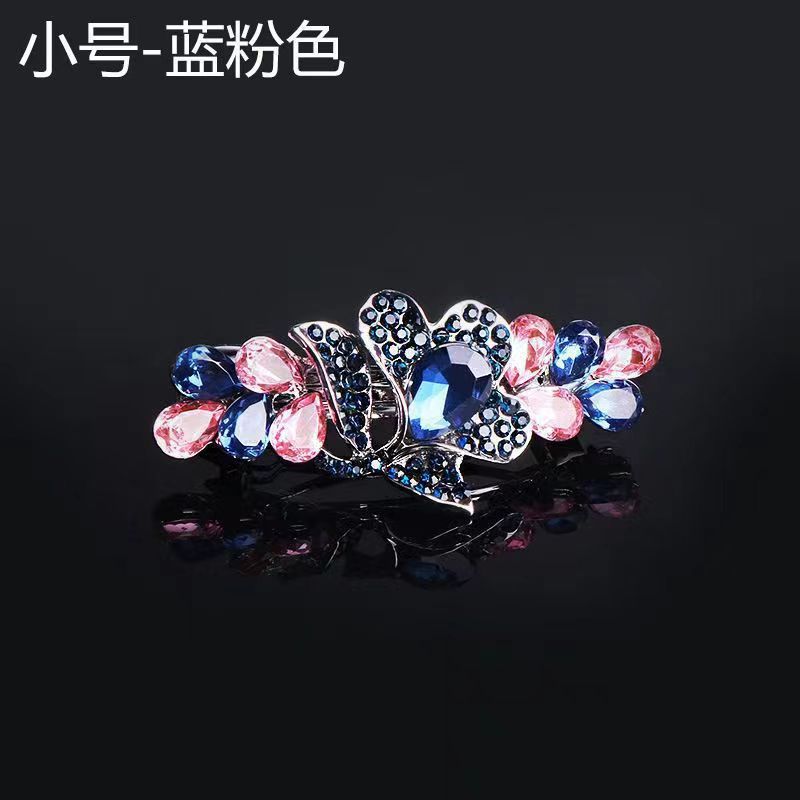 Rhinestone Tulip Spring Clip