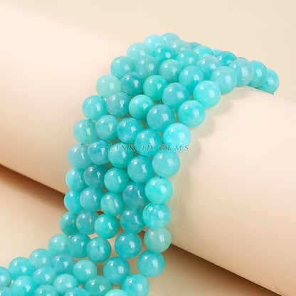 Natural ice Tianhe stone round beads loose beads