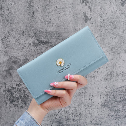 Women's long zipper wallet