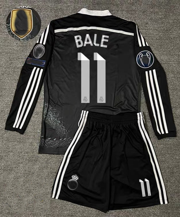 14-15 La Liga Real Madrid Retro Black Away Jersey