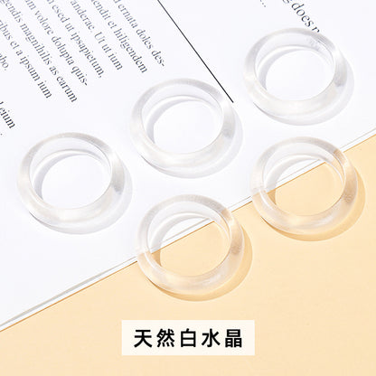 Natural Dongling jade ring ring