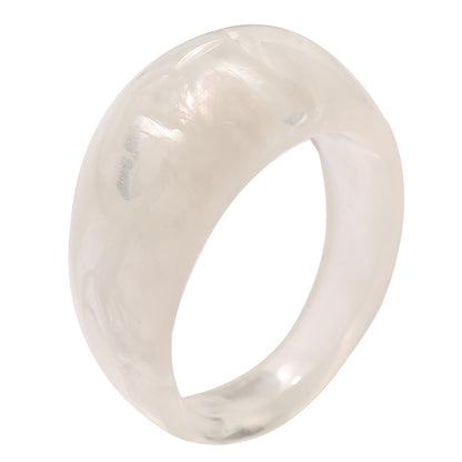 New transparent resin ring