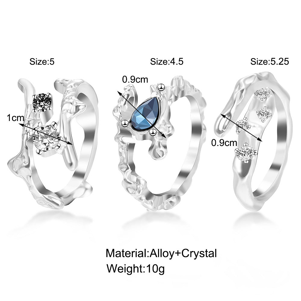 teardrop shaped ring diamond ring