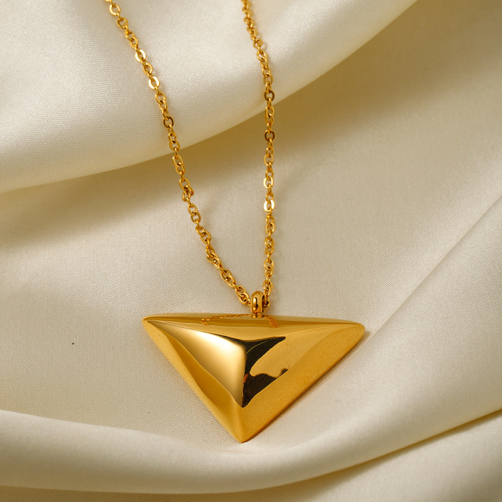 Triangle Pendant Necklace Jewelry