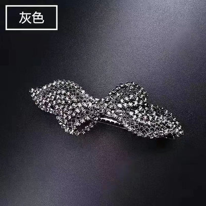 Medium horizontal clip spring clip rhinestone top clip