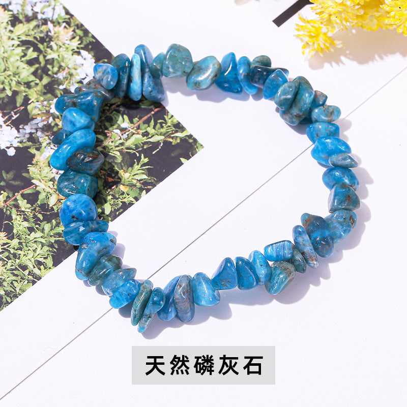 Colorful crystal gravel bracelet elastic