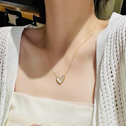 Fashion Heart Necklace for Women, Elegant Design Pendant Jewelry