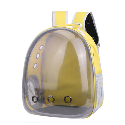 Pet shell transparent backpack