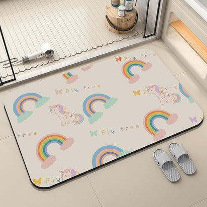 Cartoon Anti-Slip Mat, Bathroom Floor Rug